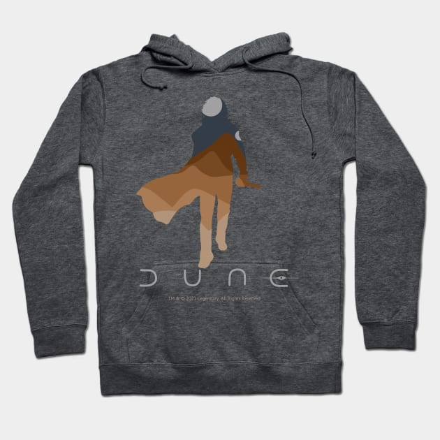 Dune Nerd Paul Atreides Silhouette Hoodie by Slightly Unhinged